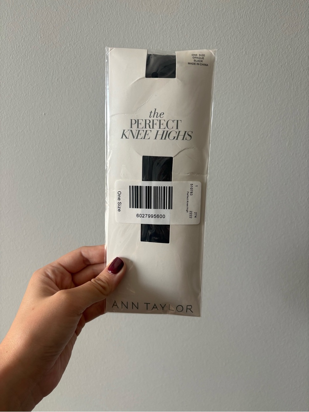 Ann Taylor The Perfect Knee Highs (x2) - Black and Sheer